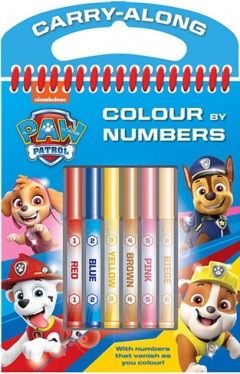 PAW PATROL COLOUR BY NUMBERS